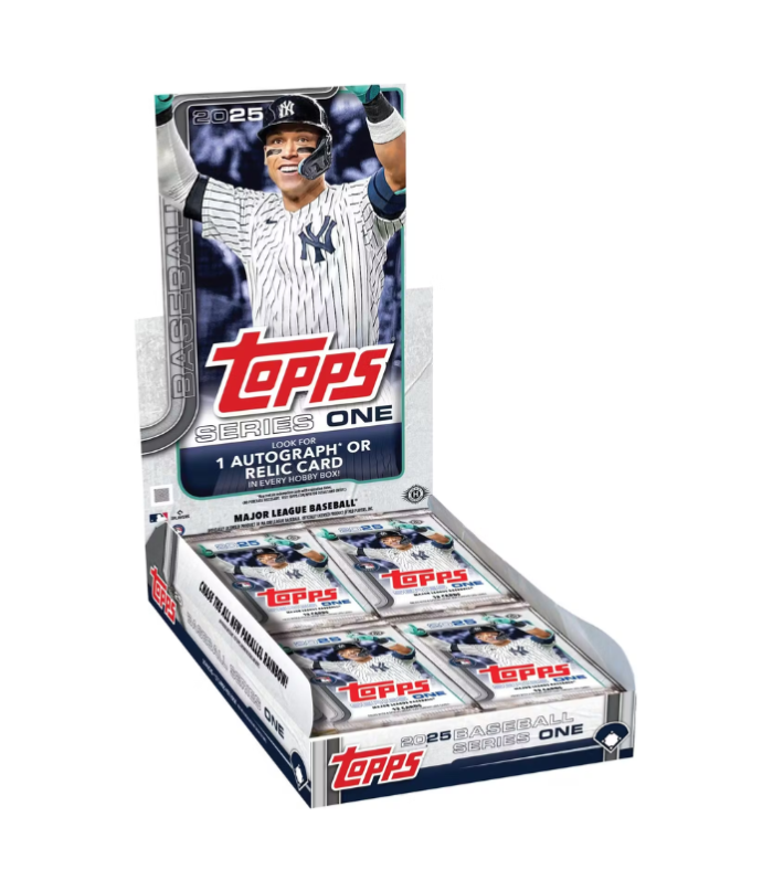 2025 Topps Series 1 Baseball Hobby 12 Box Case image 0