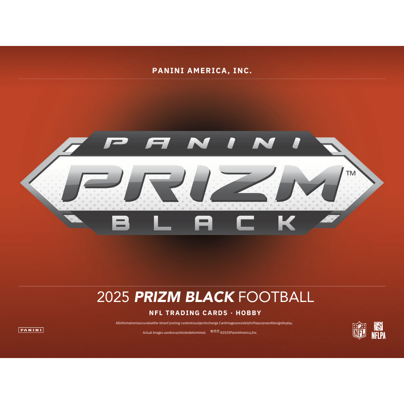 2025 Panini Prizm Black Football Hobby 12 Box Case image 1