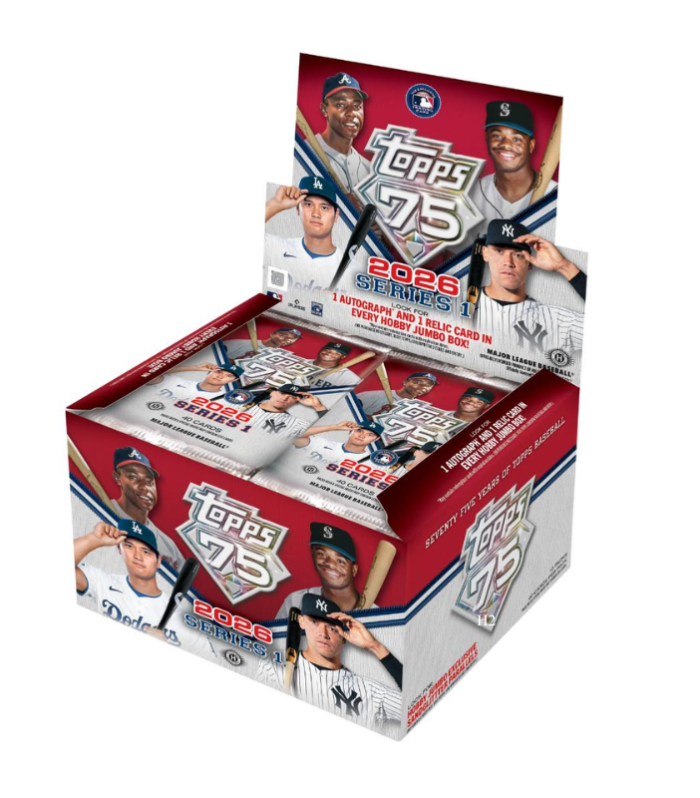 2026 Topps Series 1 Baseball Jumbo Box image 0